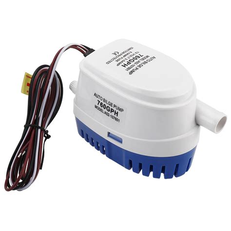 Amazon.com: DasMarine 12V Automatic Submersible Boat Bilge Water Pump 760GPH Built-in Auto Float ...