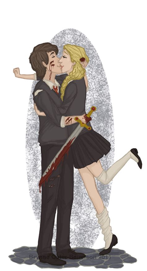 Neville and Hannah Post Battle Kiss by ~Svenly on deviantART | Harry potter drawings, Harry ...