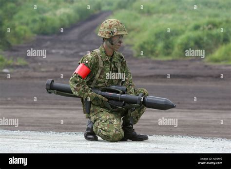 The Panzerfaust 3 Anti-tank rocket launcher of Japan Ground Self-Defense Force Stock Photo - Alamy