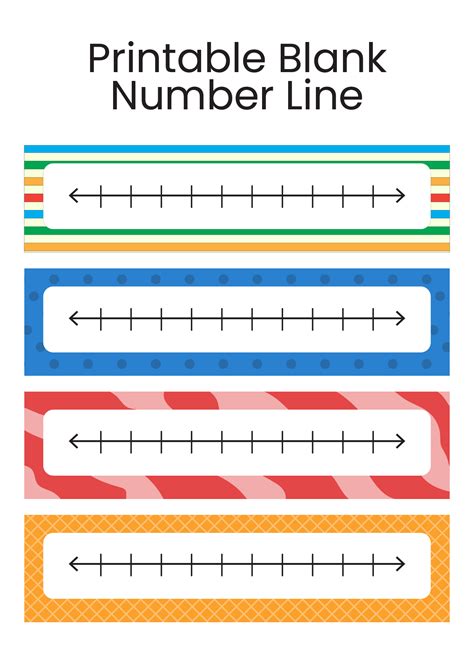 Number Line Printable 1 10 - Printable Word Searches