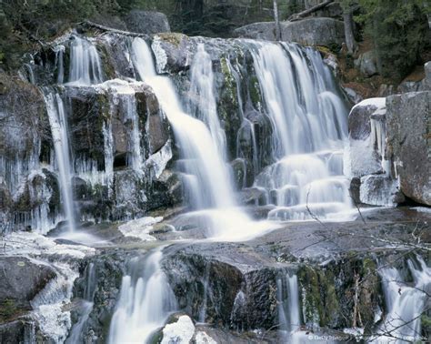 Katahdin Stream Falls, Baxter State Park, near Millinocket, Maine, New ...