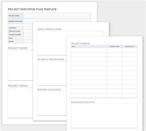 Free Project Execution Plan Templates | Smartsheet