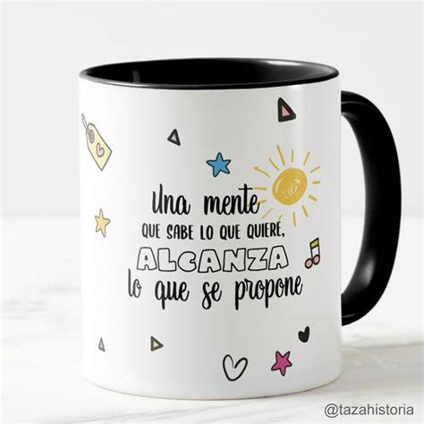 Taza personalizada con frase inspiradora | Mugs, Glassware, Tableware