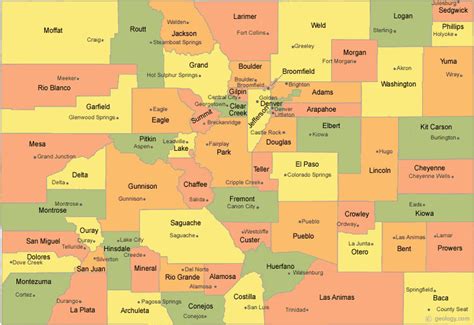 Adams County Colorado Map