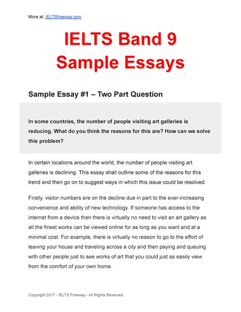 Ielts Writing Band 9 Samples pdf - IELTS Band 9 Sample Essays Sample ...