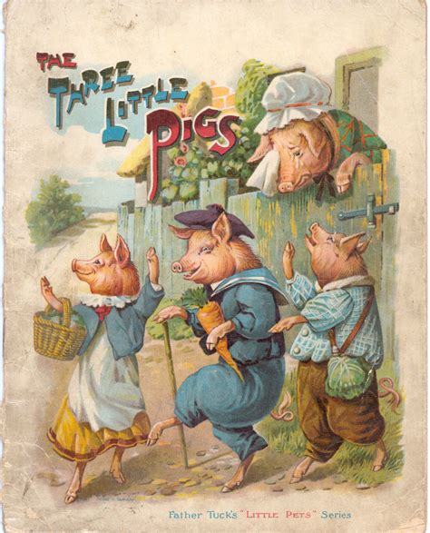 "THE THREE LITTLE PIGS", antique Raphael Tuck book | Little pigs ...