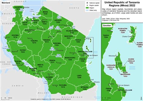 Tanzania Population and Buildings 2022 – geo.fyi