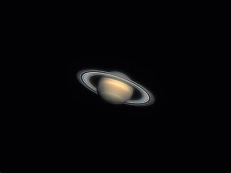 Saturn in the Dark Sky