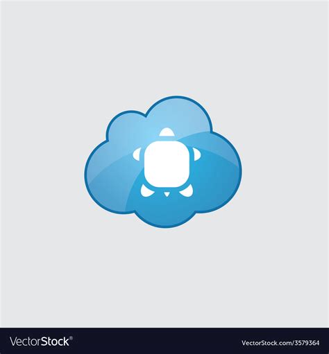 Blue turtle icon Royalty Free Vector Image - VectorStock