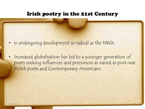 Irish Poetry