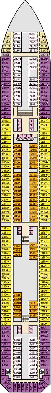 Carnival Conquest Deck plan & cabin plan