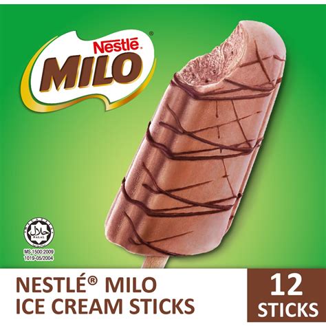 NESTLÉ MILO Ice Cream Stick (12 Sticks, 60ml each) | Shopee Malaysia