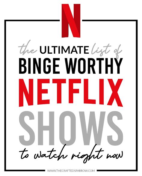 The Ultimate List of Binge-Worthy Netflix Shows