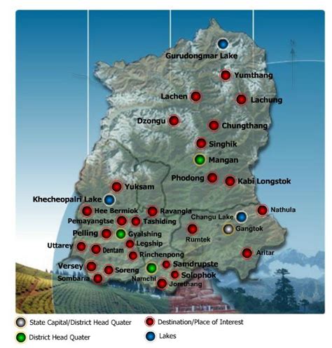 Sikkim Tourist Maps Sikkim Travel Maps Sikkim Google Maps Free Sikkim Maps