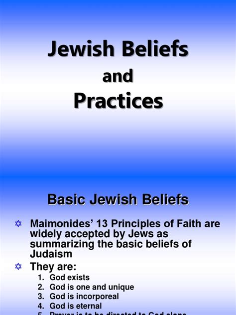 Jewish Beliefs and Practices-1 | Jewish Prayer | Hebrew Words And Phrases