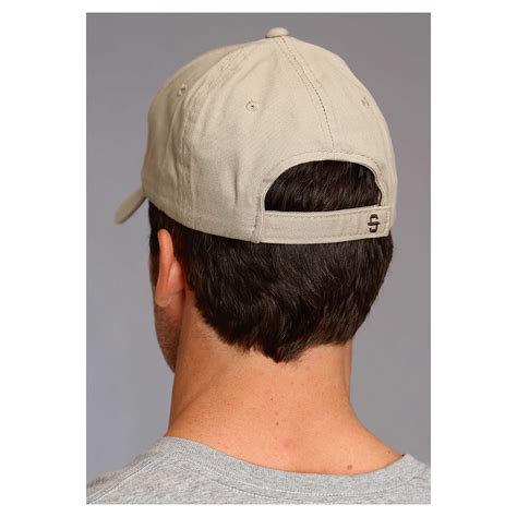 Pungo Ridge - Stetson Men's Canvas Baseball Cap - Khaki, Stetson Ball ...