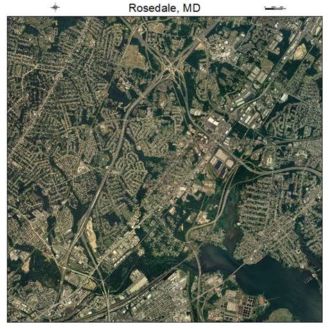 Aerial Photography Map of Rosedale, MD Maryland