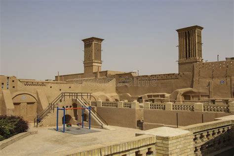 One of the Streets of the Old City of Yazd, Iran. Stock Image - Image of covered, asia: 130094843