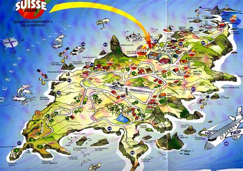 Fernando de Noronha Island Map - Fernando de Noronha Island Brazil ...