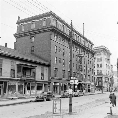 1945 Street Scene Little Falls, New York. | Street scenes, Street ...