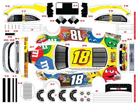 NASCAR Papercraft