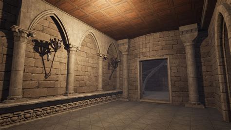 Dark Fantasy Concept medieval Castle, Ramparts and Props in Props - UE Marketplace