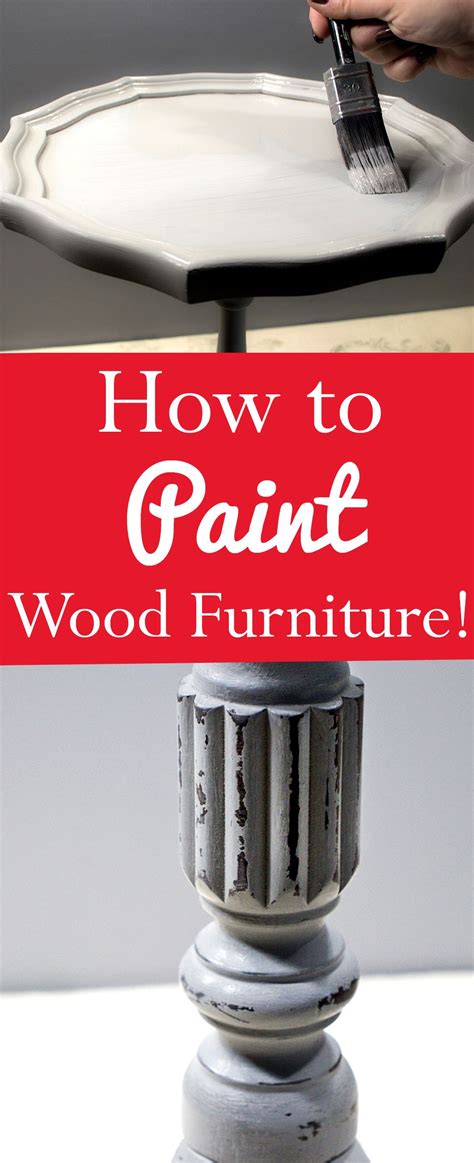 How to Paint Wood Furniture! - The Graphics Fairy | Painting wood furniture, Painting wooden ...