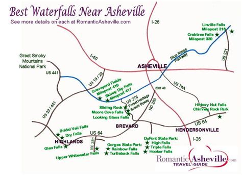 New Waterfall Drives & Maps for Asheville & NC Mountains | Nc ...