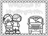 Printable Welcome To Kindergarten Coloring Page sketch template