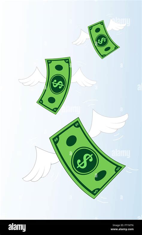 money flying away Stock Vector Image & Art - Alamy