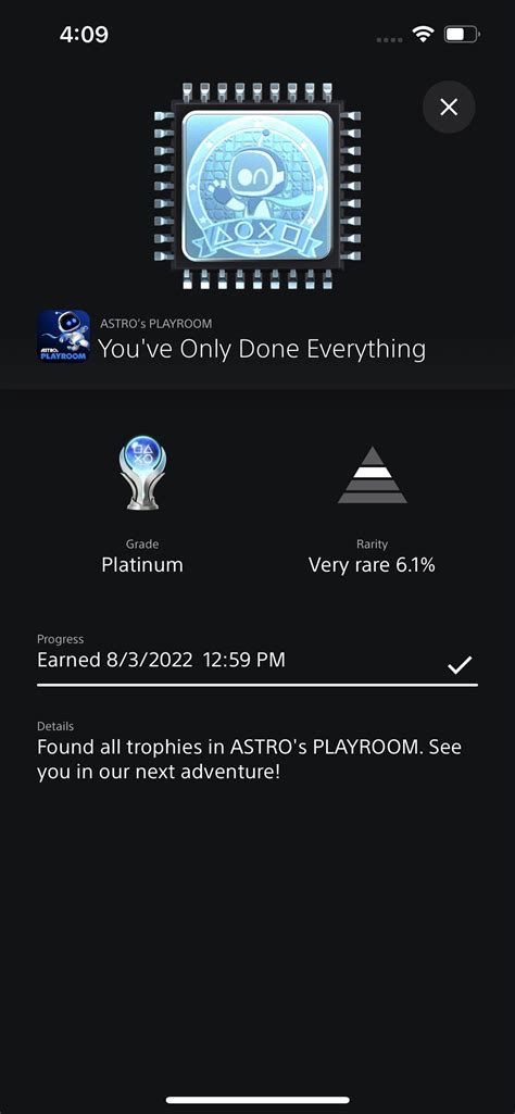 [Astro’s Playroom] First Platinum on the PS5. : r/Trophies