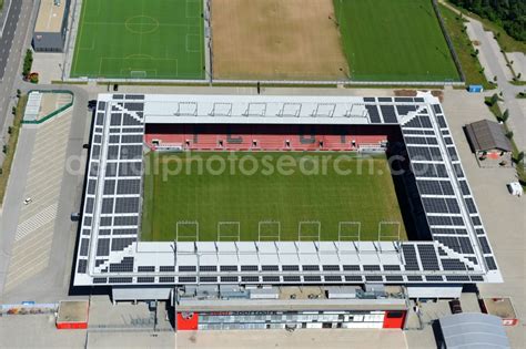 Aerial photograph Ingolstadt - Sports facility grounds of the Arena ...