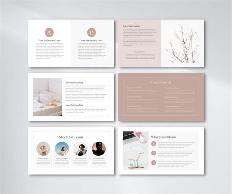 Minimalist Slide Deck Presentation Slide Templates. Business Plan ...