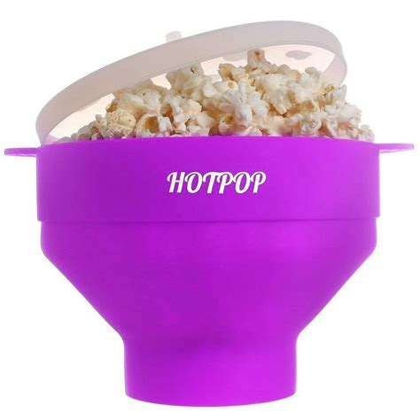Original Hotpop Microwave Popcorn Popper Silicone Popcorn Maker Collapsible Bowl Bpa Free and ...