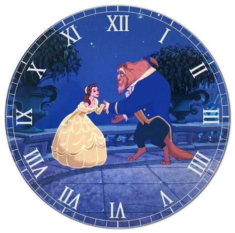 Beauty and the Beast Clock - Etsy