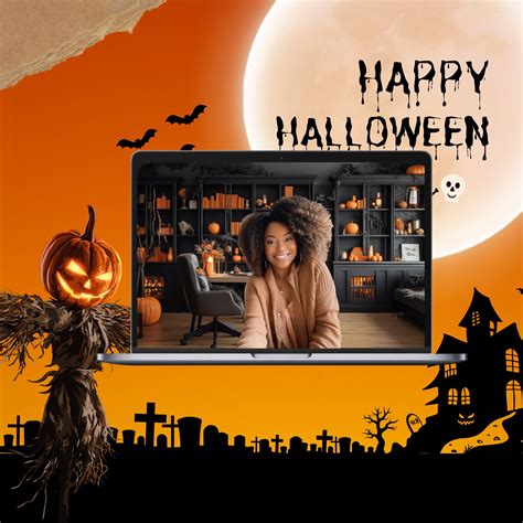 10 Halloween Zoom Backgrounds, Zoom Background Halloween, Zoom ...