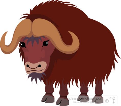 Mammal Clipart Clipart- musk-ox-clipart-617 - Classroom Clipart