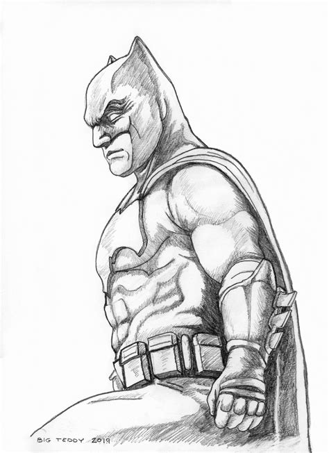 Original Batman Pencil Drawing | Etsy