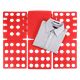 Allieroo Convenient Clothes Folder Organize Plastic T Shirt Fold Board Thickness Adjustable ...