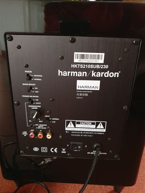 Harman Kardon Subwoofer - HKTS210SUB/230, Audio, Soundbars, Speakers & Amplifiers on Carousell