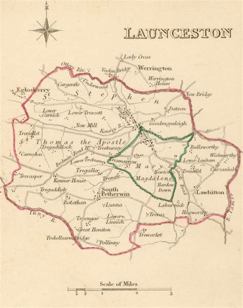 Old maps of Launceston, | Launceston Then!