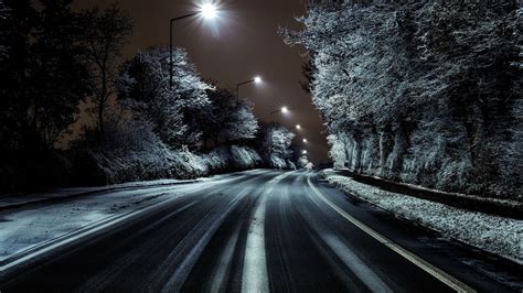 Highway at Night Wallpapers on WallpaperDog