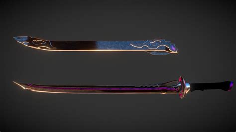 Void Sword - Melee Weapon (Katana Style) - 3D model by Omer Bhatti (@OmerBhatti) [2fd6c9e ...