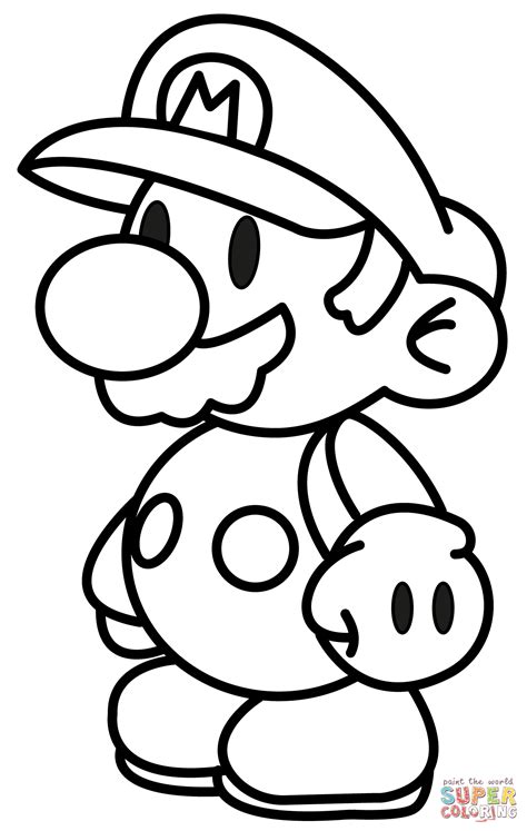 Super Mario Coloring Pages Free