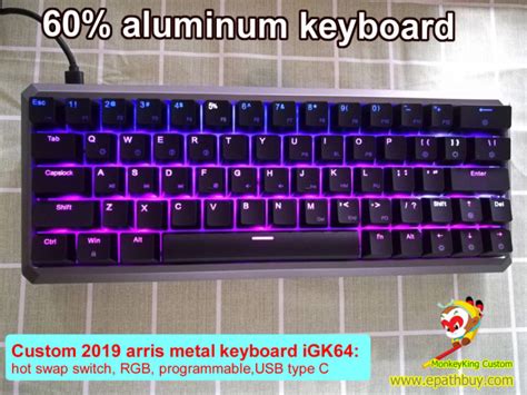 Custom aluminum keyboard, custom aluminum alloy case mechanical keyboard