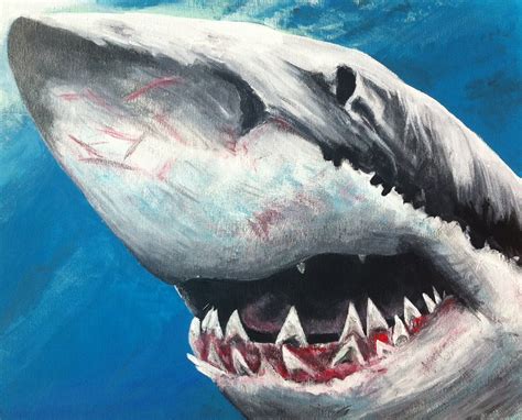 SHARK Week Shark Attack Fine Art Limited Edition by Ckrickett