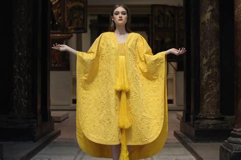 A Golden Spider Silk Cape Is Unveiled At The Victoria And Albert Museum