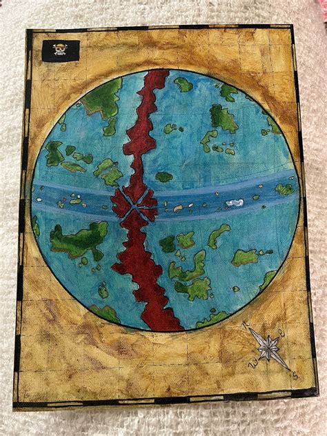 One Piece World Map. - Etsy