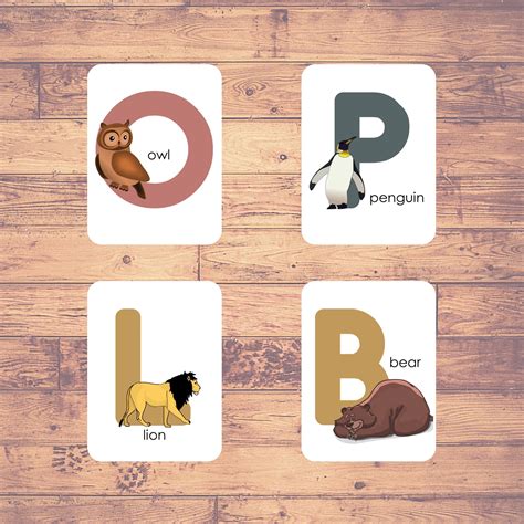 ANIMAL ALPHABETS - Flashcards | Homeschooling | Learning | (26 Cards ...