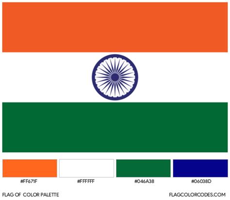 India flag color codes